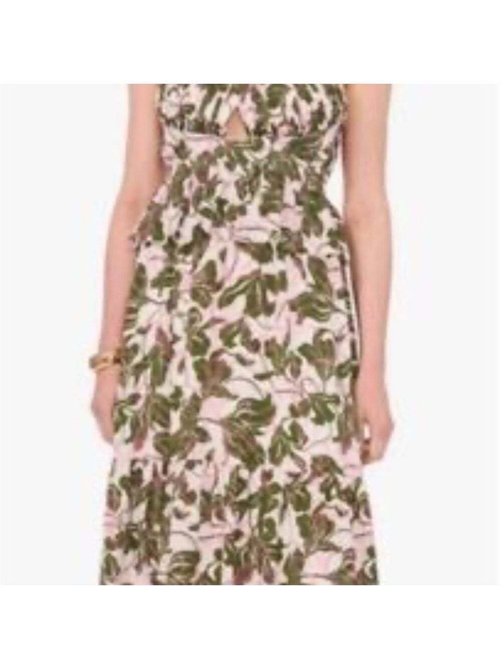 Parker Pink and Green Floral Maxi Set